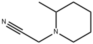 2-(2-METHYLPIPERIDIN-1-YL)ACETONITRILE 结构式