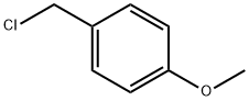 4-甲氧基苄氯 结构式