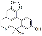 (8R)-6,8-Dihydro-8-methyl-5H-benzo[g]-1,3-benzodioxolo[6,5,4-de]quinoline-8,10-diol 结构式