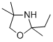 2-ETHYL-2,4,4-TRIMETHYL OXAZOLIDINE 结构式