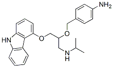 4-aminobenzylcarazolol 结构式