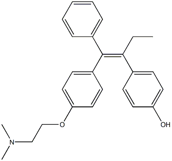 4Hydroxy Tamoxifen 结构式