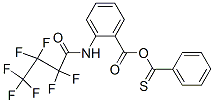 thiobenzyl N-heptafluorobutyrylanthranilate 结构式
