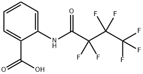 2-[(2,2,3,3,4,4,4-HEPTAFLUOROBUTANOYL)AMINO!BENZOIC ACID, TECH 结构式