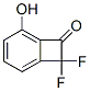 Bicyclo[4.2.0]octa-1,3,5-trien-7-one,  8,8-difluoro-5-hydroxy- 结构式