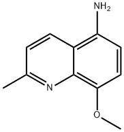 (8-甲氧基-2-甲基-5-喹啉基)胺 结构式