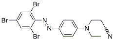 3-[ethyl[4-[(2,4,6-tribromophenyl)azo]phenyl]amino]propiononitrile 结构式