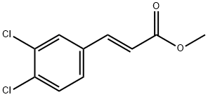 (2E)-3-(3,4-二氯苯基)丙-2-烯酸甲酯 结构式