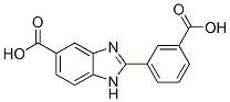 2-(3-Carboxyphenyl)-1H-benzimidazole-5-carboxylic acid 结构式