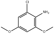 (2 - 氯-4,6 - 二甲氧基苯基)胺 结构式