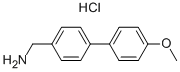 (4-甲氧基-[1,1-联苯]-4-基)甲胺盐酸盐 结构式