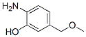 Phenol,  2-amino-5-(methoxymethyl)- 结构式
