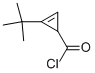 2-Cyclopropene-1-carbonyl chloride, 2-(1,1-dimethylethyl)- (9CI) 结构式