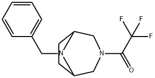 1-(8-benzyl-3,8-diaza-bicyclo[3.2.1]octan-3-yl)-2,2,2-trifluoroethanone 结构式