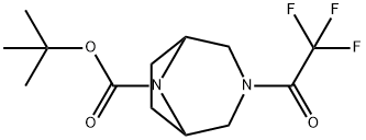 3-(2,2,2-三氟乙酰基)-3,8-二氮杂双环[3.2.1]辛烷-8-羧酸叔丁酯 结构式