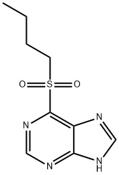 6-(Butylsulfonyl)purine 结构式