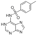 alpha-Toluenesulfonamide, N-(purin-6-yl)- 结构式
