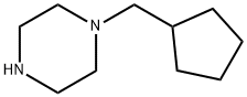 1-(环戊基甲基)哌嗪 结构式