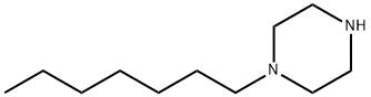 1-N-庚基哌嗪 结构式
