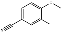 3-Iodo-4-methoxybenzonitrile 结构式