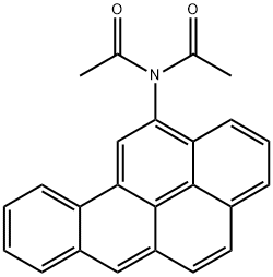 12-N,N-diacetylaminobenzo(a)pyrene 结构式