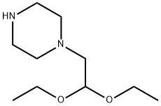 PIPERAZINO-ACETALDEHYDE-DIETHYLACETAL 结构式