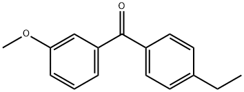 4-ETHYL-3'-METHOXYBENZOPHENONE 结构式