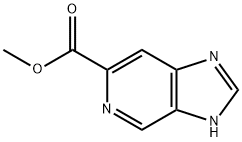3H-咪唑并[4,5-C]吡啶-6-甲酸甲酯 结构式