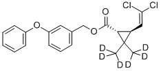苄氯菊脂 D6 结构式