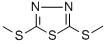 2,5-Dimethylsulfanyl-[1,3,4]-thiadiazole  结构式