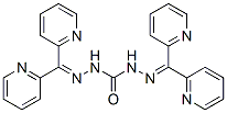 1,5-Bis[bis(2-pyridinyl)methylene]carbonohydrazide 结构式