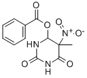 4-Benzoyloxy-5-nitro-4,5-dihydrothymine 结构式