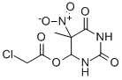 4-Chloroacetyloxy-5-nitro-4,5-dihydrothymine 结构式