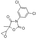 2,4-Oxazolidinedione, 3-(3,5-dichlorophenyl)-5-methyl-5-oxiranyl- 结构式