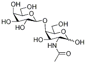 2-ACETAMIDO-2-DEOXY-4-O-(B-D-GALACTOPYRANOSYL)-D-GALACTOPYRANOSE 2-乙酰氨基-2-脱氧-4-O-(BETA-D-吡喃半乳糖)-D-吡喃半乳糖 结构式