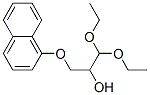 1,1-diethoxy-3-(1-naphthoxy)-2-propanol 结构式