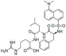 dansyl-phenylalanyl-leucyl-arginine 结构式
