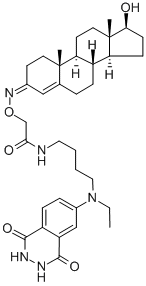 TESTOSTERONE-3-(O-CARBOXYMETHYL)OXIME:*N -(4-AMINOBU 结构式