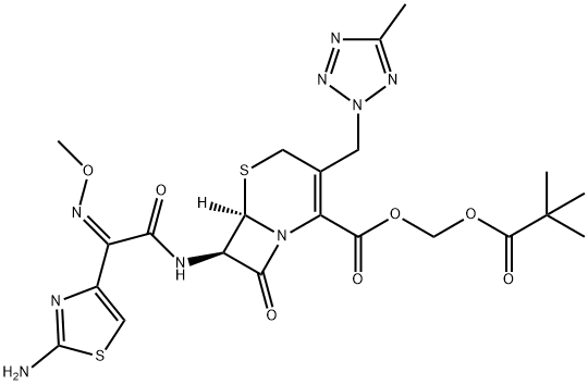 头孢特仑新戊酯 结构式