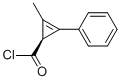 2-Cyclopropene-1-carbonylchloride,2-methyl-3-phenyl-,(S)-(9CI) 结构式