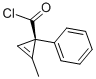 2-Cyclopropene-1-carbonylchloride,2-methyl-1-phenyl-,(R)-(9CI) 结构式