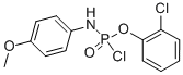 2-CHLOROPHENYL(4-METHOXYPHENYL) PHOSPHORAMIDOCHLORIDATE 结构式