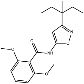 异恶酰草胺 结构式