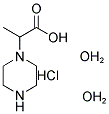 2-(哌嗪-1-基)丙酸 结构式