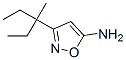 3-(1-Ethyl-1-methylpropyl)-5-isoxazolamine 结构式