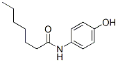 N-(4-hydroxyphenyl)heptan-1-amide 结构式