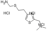 2-(DIMETHYLAMINOMETHYL)-4-(2-AMINOMETHYLTHIOMETHYL)THIAZOLE TRIHYDROCHLORIDE 结构式