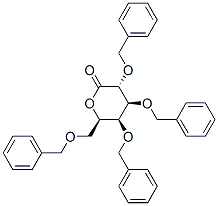 2,3,4,6-Tetrakis-O-(phenylmethyl)-D-galactonic Acid d-Lactone 结构式