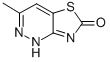 3-Methylthiazolo(4,5-c)pyridazin-6(1H)-one 结构式