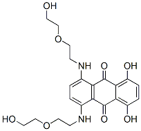 1,4-dihydroxy-5,8-bis((2-(2-hydroxyethoxy)ethyl)amino)-9,10-anthracenedione 结构式